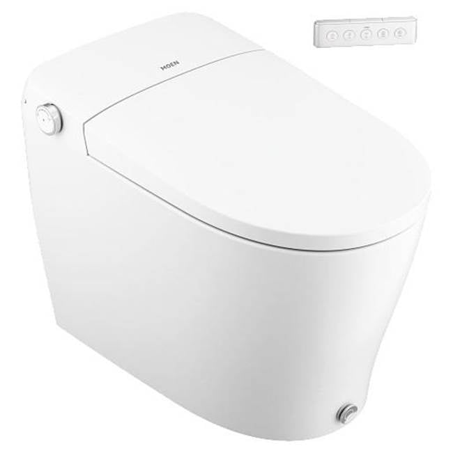 Moen - 5-Series Electronic Cleansing Toilet - White