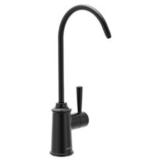 Moen - Matte Black One-Handle Beverage Faucet - Matte Black