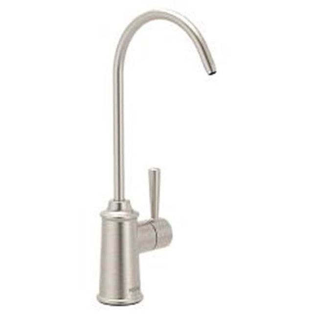 Moen - Spot Resist Stainless One-Handle Beverage Faucet - Spot Resist Stainless