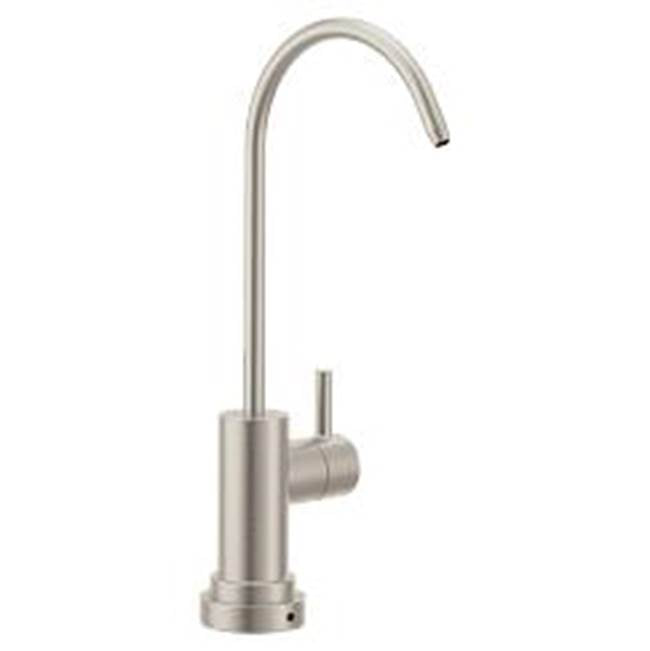 Moen - Spot Resist Stainless One-Handle Beverage Faucet - Spot Resist Stainless