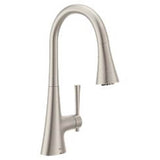 Moen - Spot Resist Stainless One-Handle Pulldown Kitchen Faucet - Spot Resist Stainless
