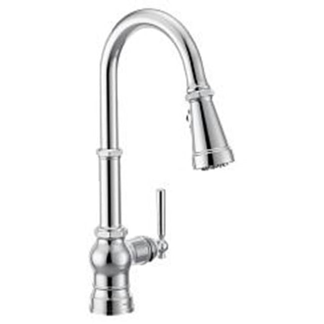 Moen - Chrome One-Handle Pulldown Kitchen Faucet - Chrome