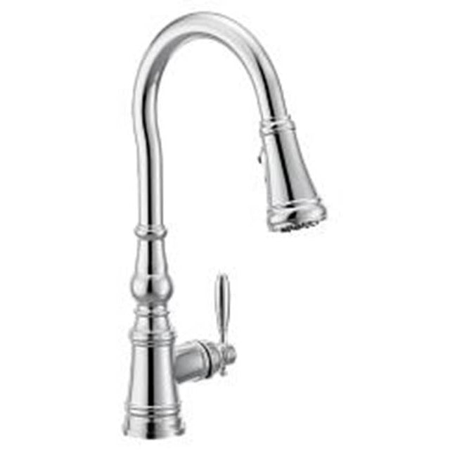 Moen - Chrome One-Handle Pulldown Kitchen Faucet - Chrome