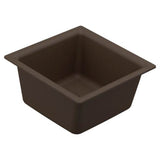 Moen - Granite granite single bowl dual mount sink - Mocha