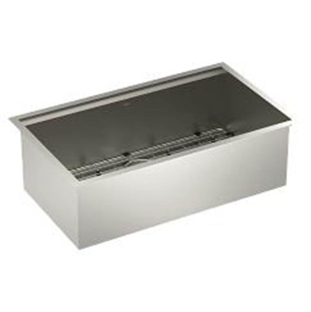 Moen - 32''x19'' Single Bowl Undermount Workstation Sink - Stainless