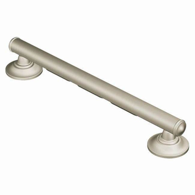Moen - Brushed Nickel 24'' Designer Grab Bar - Brushed Nickel