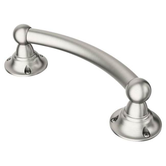 Moen - Brushed Nickel 8'' Designer Hand Grip - Brushed Nickel