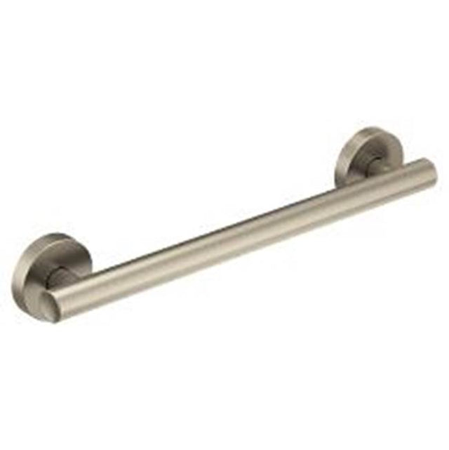 Moen - Brushed Nickel 16'' Designer Grab Bar - Brushed Nickel