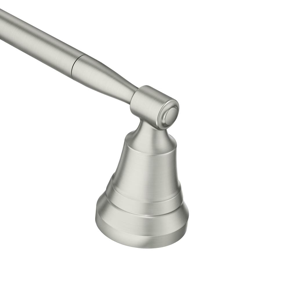 Moen - Spot Resist Brushed Nickel 18'' Towel Bar - Spot Resist Brushed Nickel