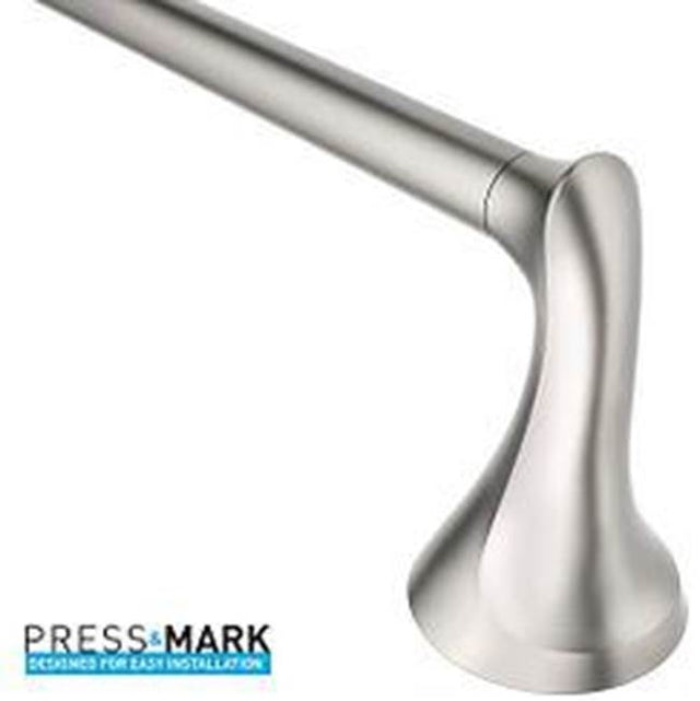 Moen - Brushed Nickel 18'' Towel Bar - Brushed Nickel