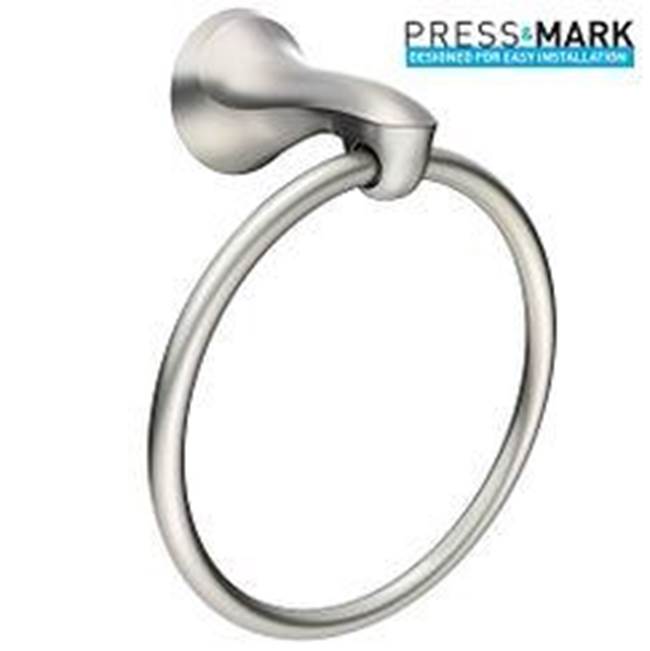Moen - Brushed Nickel Towel Ring - Brushed Nickel