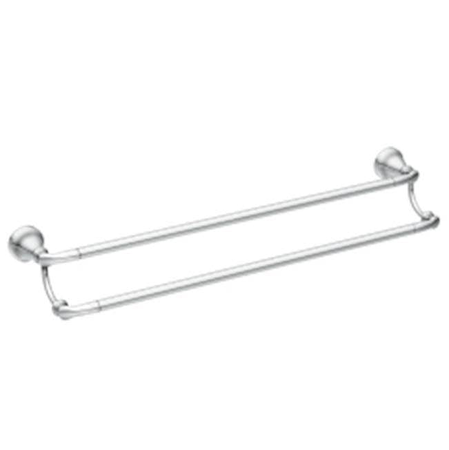 Moen - Chrome 24'' double towel bar - Chrome