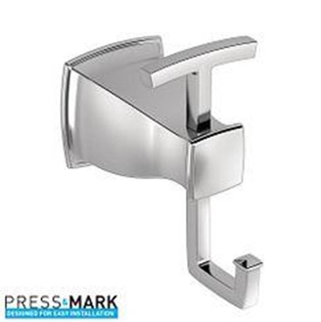 Moen - Chrome Double Robe Hook - Chrome