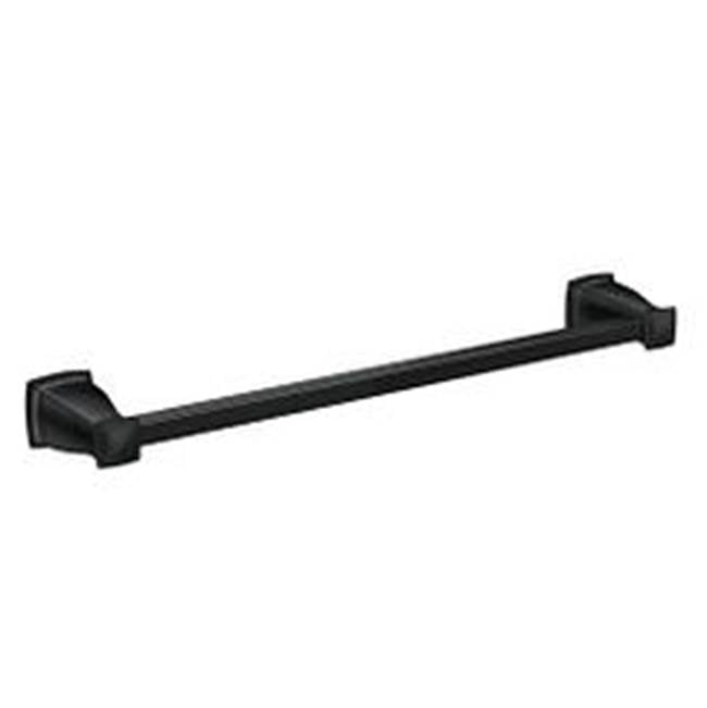 Moen - Matte Black 24'' Towel Bar - Matte Black