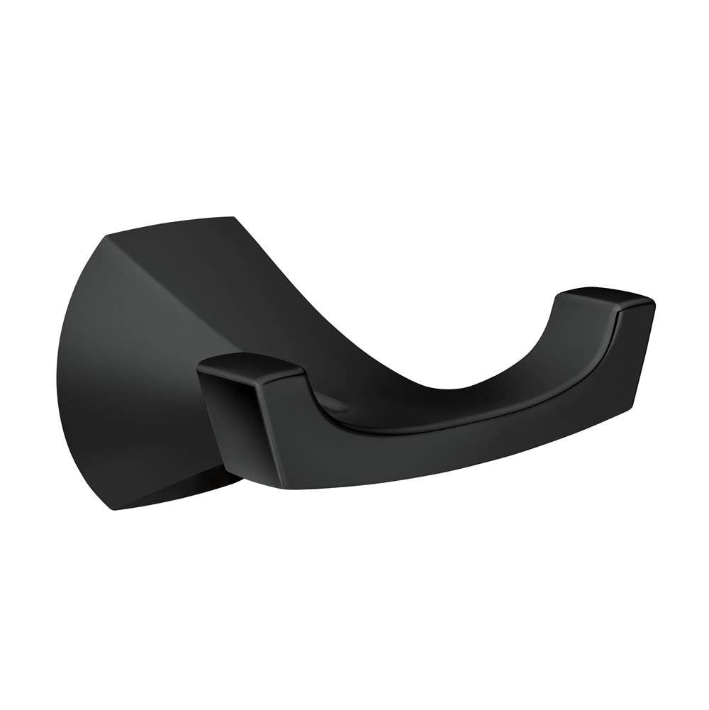 Moen - Matte Black Double Robe Hook - Matte Black