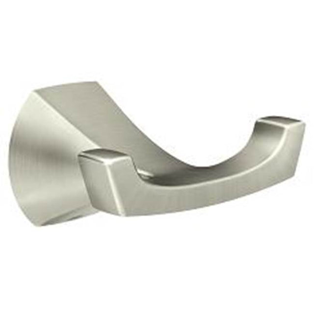 Moen - Spot Resist Brushed Nickel Double Robe Hook - Spot Resist Brushed Nickel