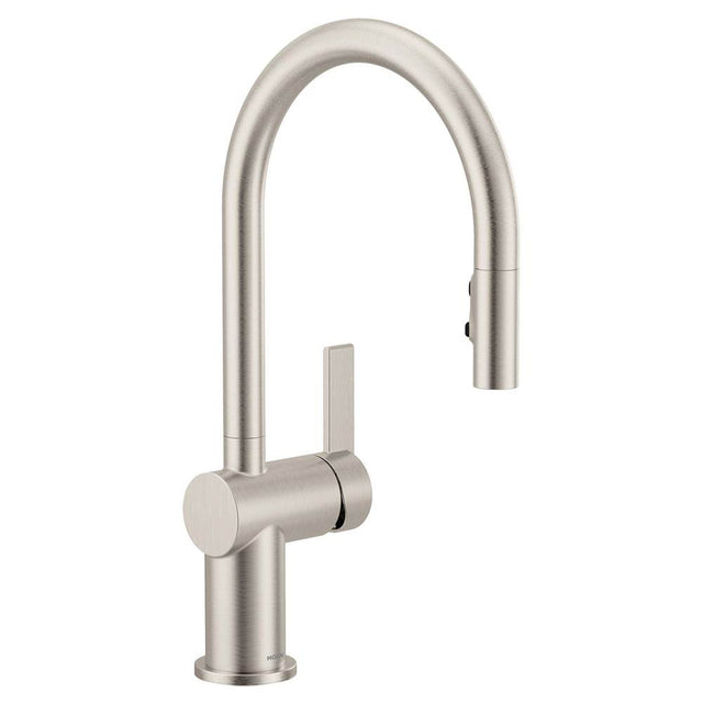 Moen - Cia Pulldown Kitchen Faucet with Power Boost in Spot Resist Stainless - Spot Resist Stainless