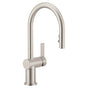 Moen - Cia Pulldown Kitchen Faucet with Power Boost in Spot Resist Stainless - Spot Resist Stainless