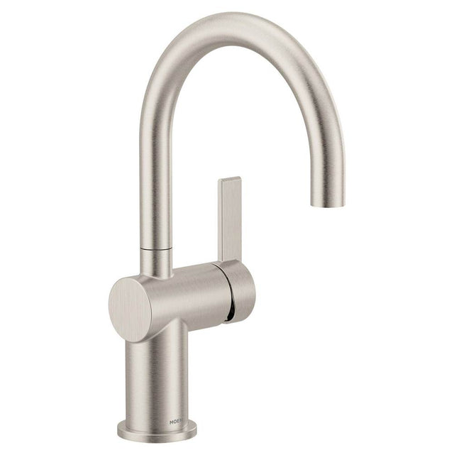 Moen - Cia Single Handle Bar Faucet inSpot Resist Stainless - Spot Resist Stainless