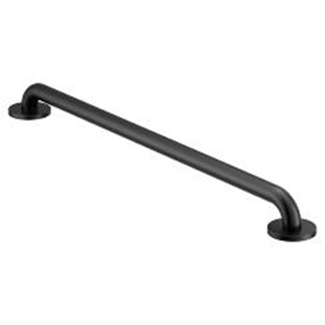 Moen - Matte Black 30'' Concealed Screw Grab Bar - Matte Black