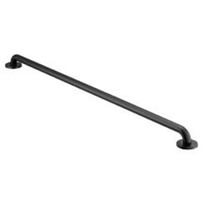 Moen - Matte Black 48'' Concealed Screw Grab Bar - Matte Black