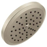 Moen - Brushed nickel one-function 6-3/4'' diameter spray head rainshower - Brushed Nickel