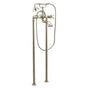 Moen - Chrome two-handle tub filler includes hand shower - Chrome