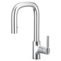 Moen - Chrome One-Handle Pulldown Bar Faucet - Chrome