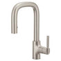 Moen - Spot Resist Stainless One-Handle Pulldown Bar Faucet - Spot Resist Stainless