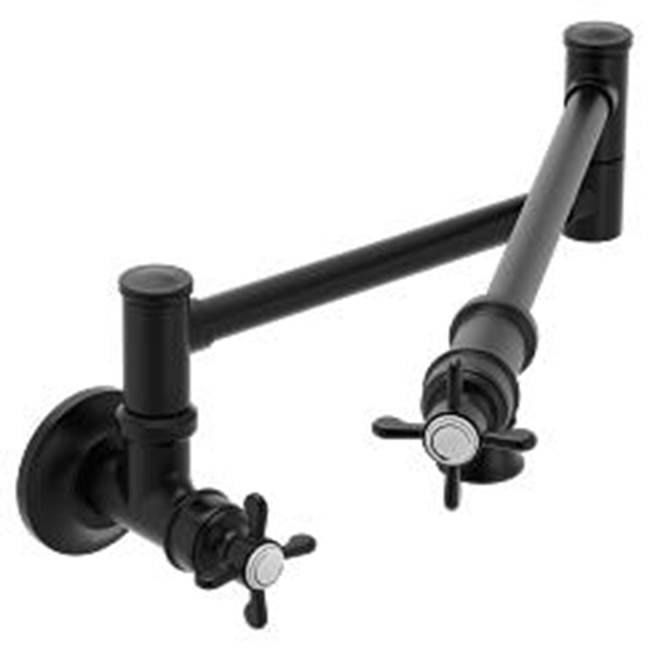 Moen - Matte black two-handle kitchen faucet - Matte Black