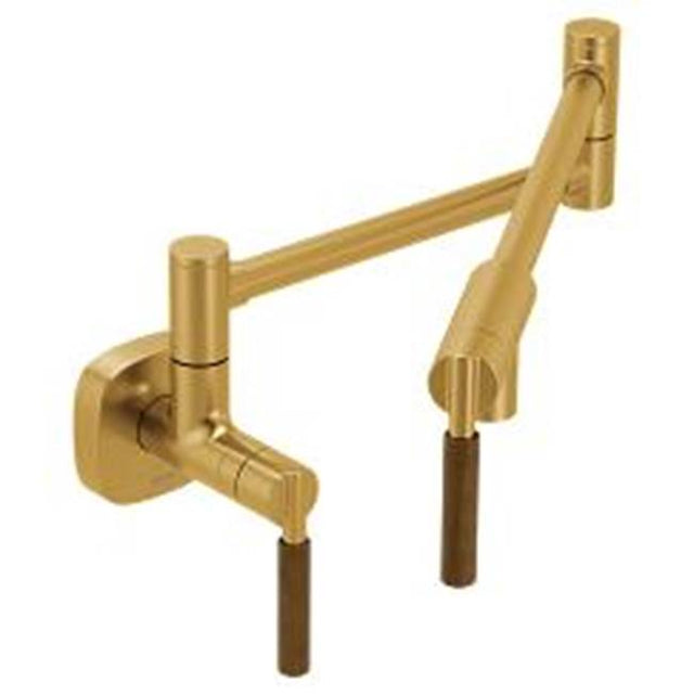 Moen - Brushed gold two-handle kitchen faucet - Brushed Gold