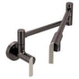 Moen - Black stainless two-handle kitchen faucet - Black Stainless
