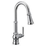 Paterson One-Handle Pulldown Bar Faucet with Power Clean, Includes Interchangeable Handle, Chrome