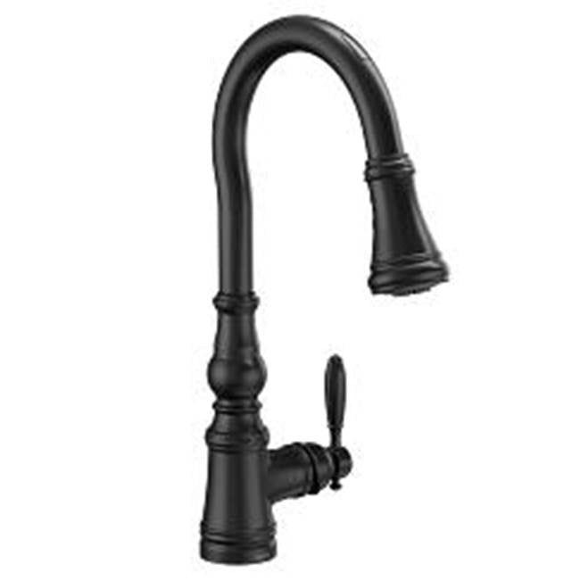 Moen - Matte Black One-Handle Pulldown Kitchen Faucet - Matte Black