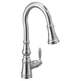 Moen - Chrome One-Handle Pulldown Kitchen Faucet - Chrome