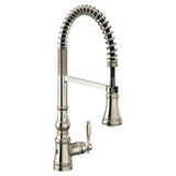 Moen - Polished Nickel One-Handle Kitchen Faucet - Polished Nickel