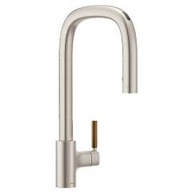 Moen - Spot Resist Stainless One-Handle Pulldown Kitchen Faucet - Spot Resist Stainless
