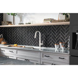 Moen S Nio One-Handle Pull-down Kitchen Faucet with Power Clean, Includes Secondary Finish Handle Option, Chrome