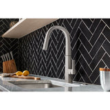 Moen S Nio One-Handle Pull-down Kitchen Faucet with Power Clean, Includes Secondary Finish Handle Option, Chrome