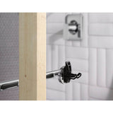 Matte Black 24'' Designer Grab Bar