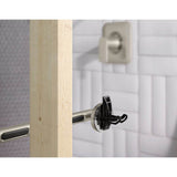 Matte Black 24'' Designer Grab Bar