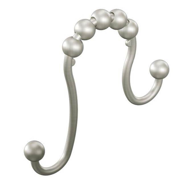 Moen - Brushed Nickel Shower Curtain Rings - Brushed Nickel
