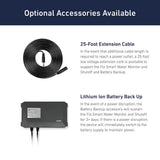 Flo Smart Water Monitor and Shutoff Lithium Ion Battery Backup with 6 Ft. Power Cord