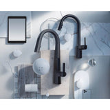 Align Smart Faucet Touchless Pull Down Sprayer Kitchen Faucet with Voice Control and Power Boost, Brushed Gold
