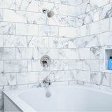 Vichy Single-Handle Eco-Performance Posi-Temp Tub and Shower Faucet Trim Kit in Chrome (Valve Sold Separately)