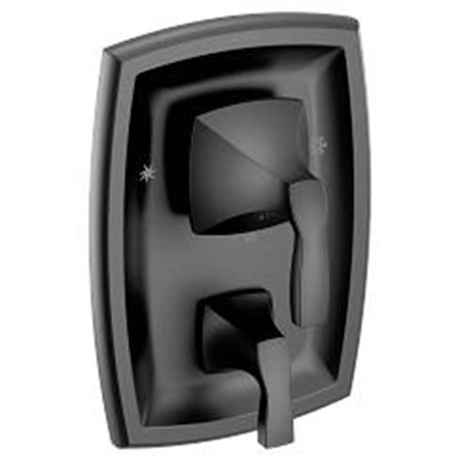 Moen - Matte black Posi-Temp(R) with diverter valve trim - Matte Black