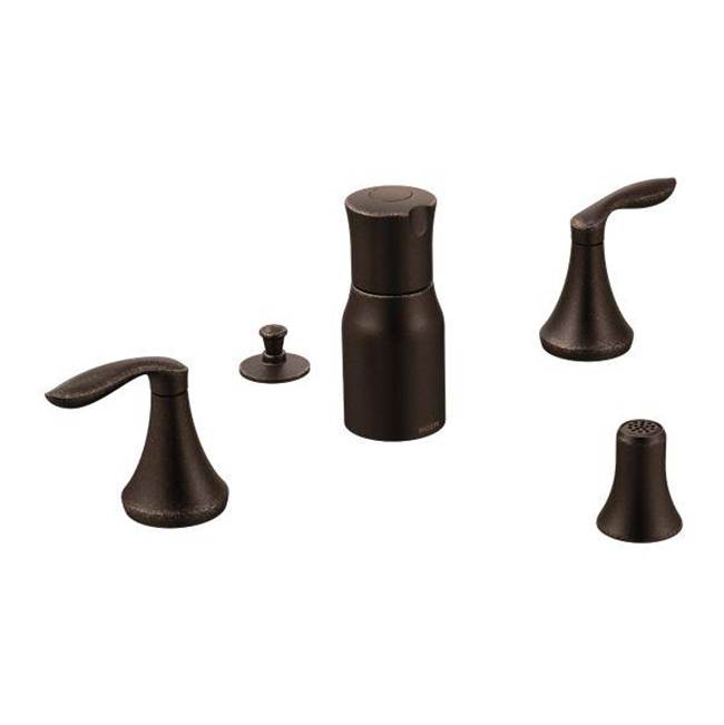 Moen - Oil rubbed bronze two-handle bidet faucet - Oil Rubbed Bronze