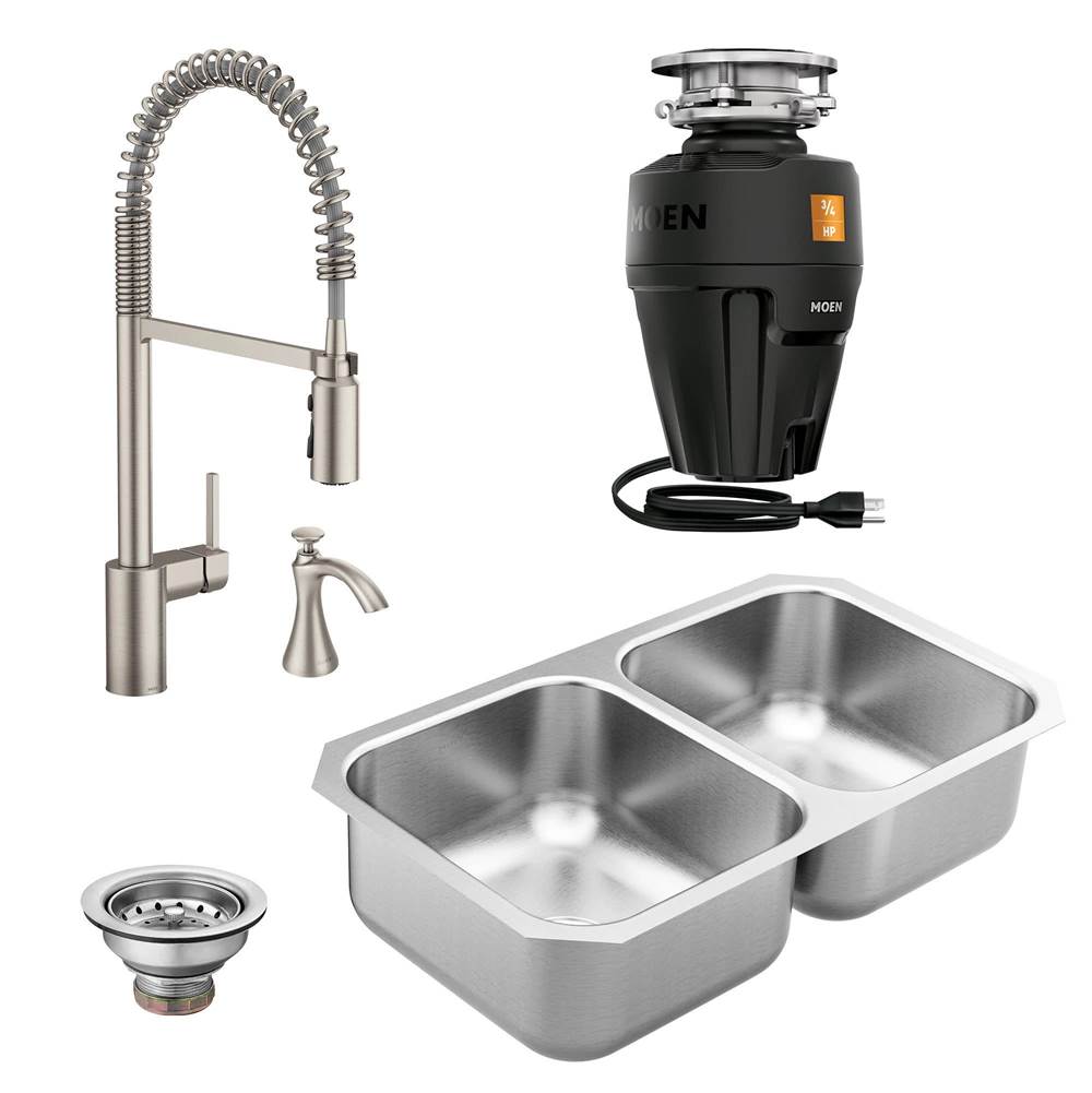 3-1/2 Inch Kitchen Sink Stainless Steel Basket Strainer with Drain Assembly, Stainless