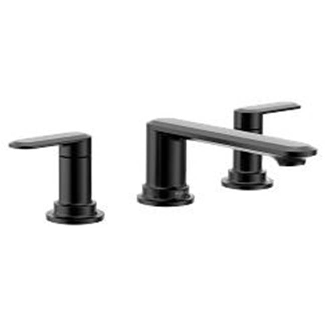 Moen - Matte black two-handle roman tub faucet - Matte Black