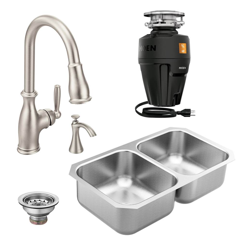 3-1/2 Inch Kitchen Sink Stainless Steel Basket Strainer with Drain Assembly, Stainless